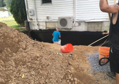 building foundation wall exterior waterproofing